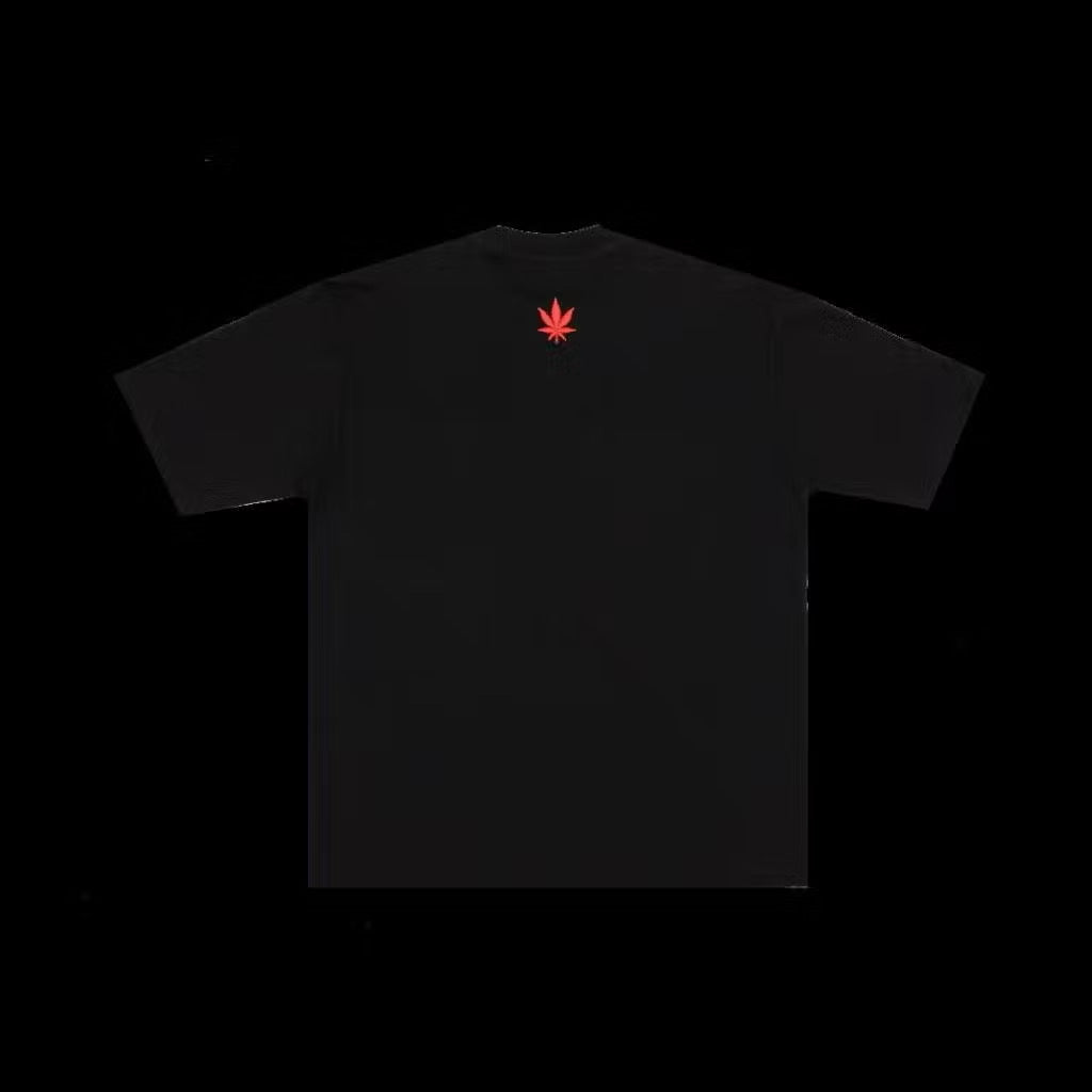STONED & CO 25: CONSPIRACY TEE CAMO LOGO BLACK TEE