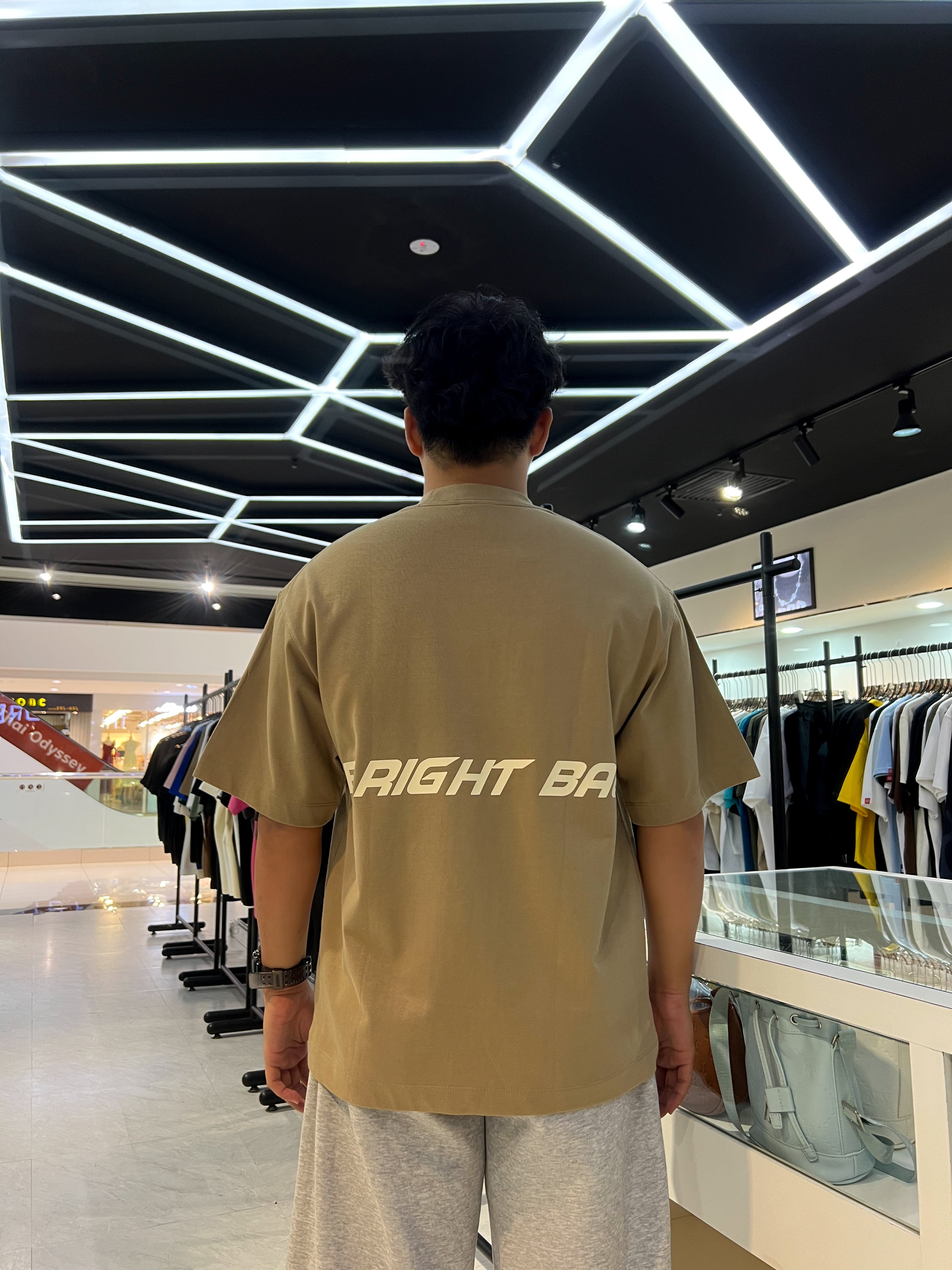 BRB ESSENTIAL BASIC TEE BROWM