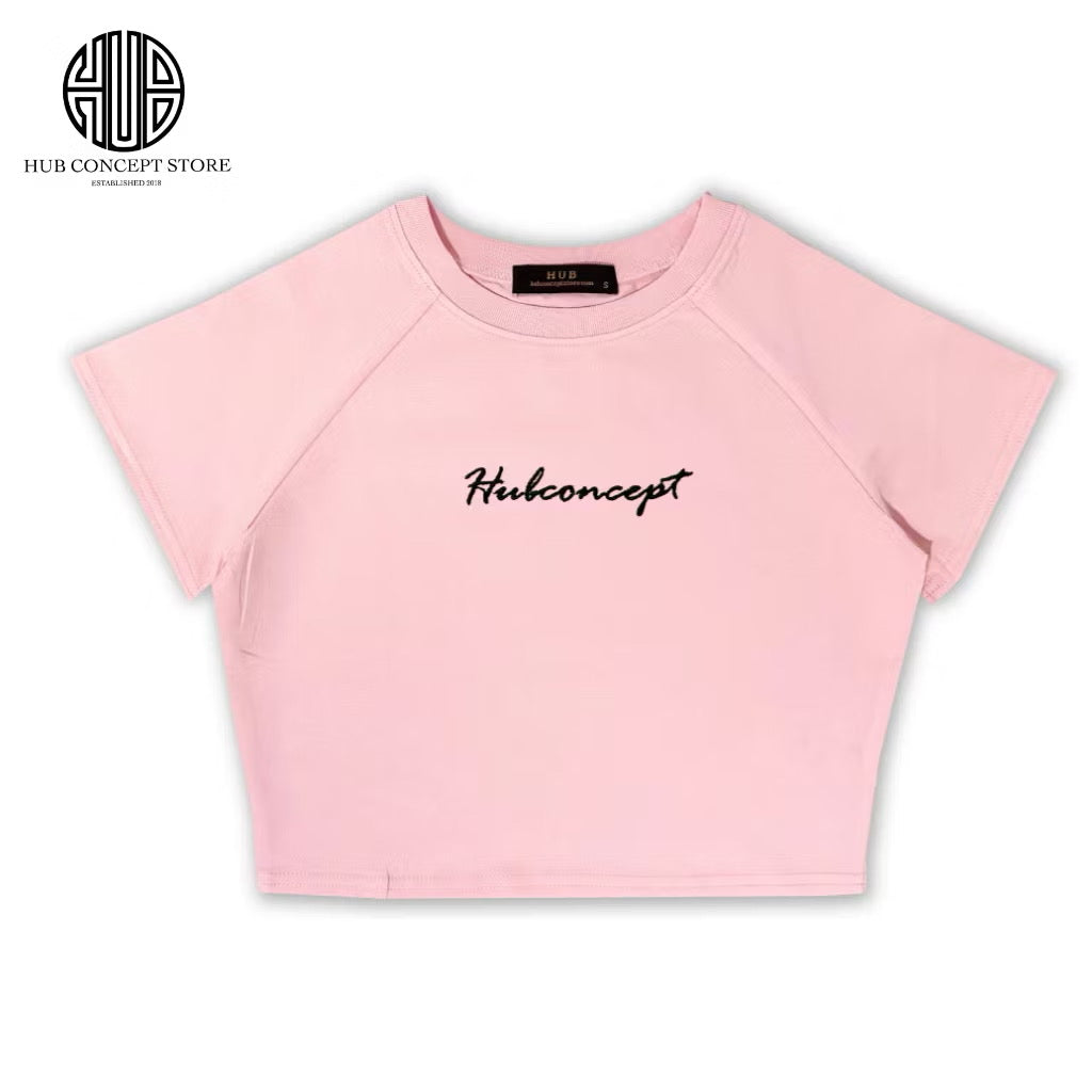 HUB CONCEPT CROP TOP PINK