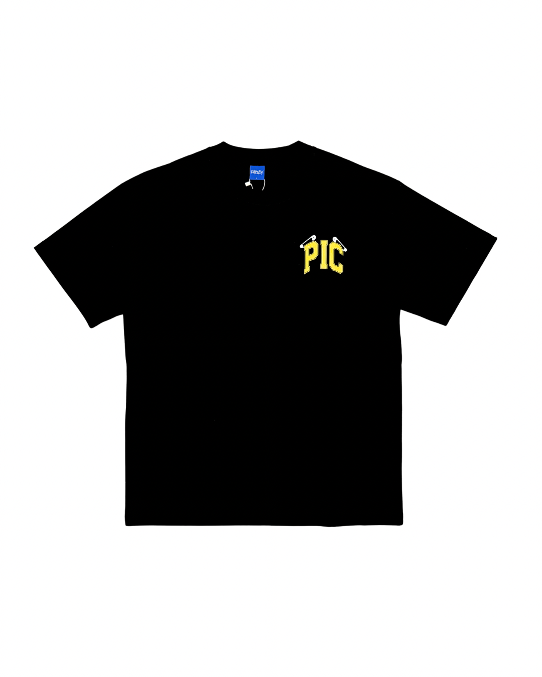 PARODY SMILEY FACE DESIGN 040 BLACK T SHIRT