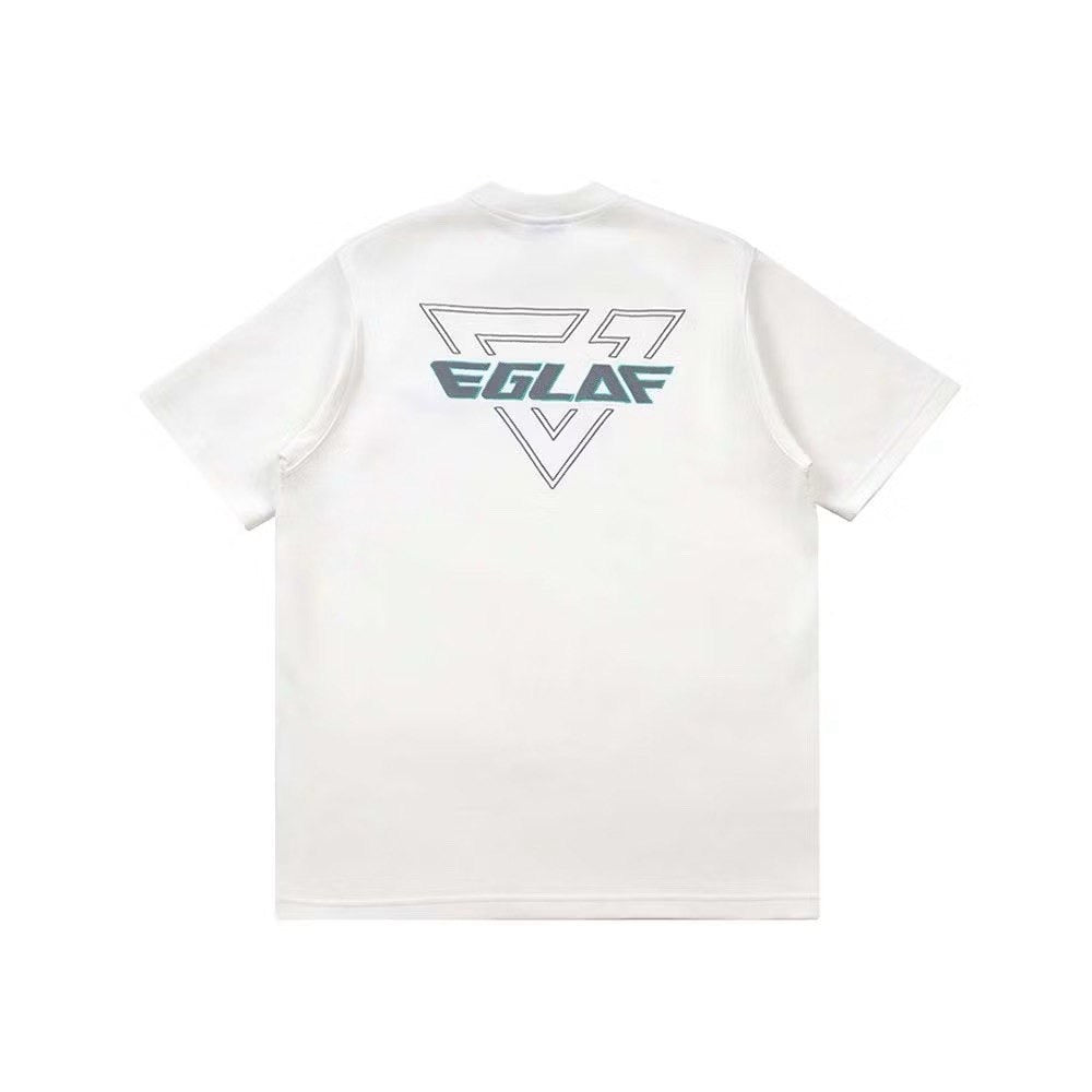 EGLAF Basic Triangle Logo Tee - White