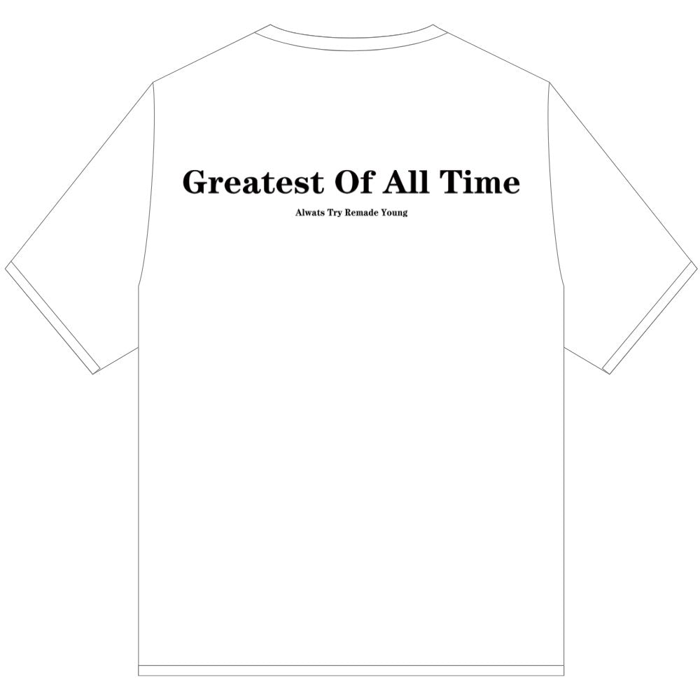 GOAT MEANS YOUNG BASIC T SHIRT WHITE