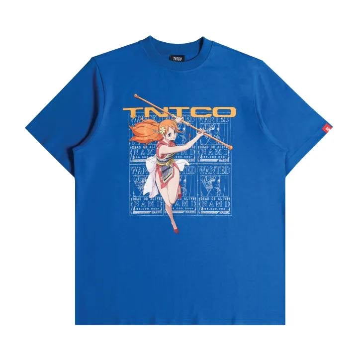 TNTCO X ONEPIECE NAMI TEE BLUE