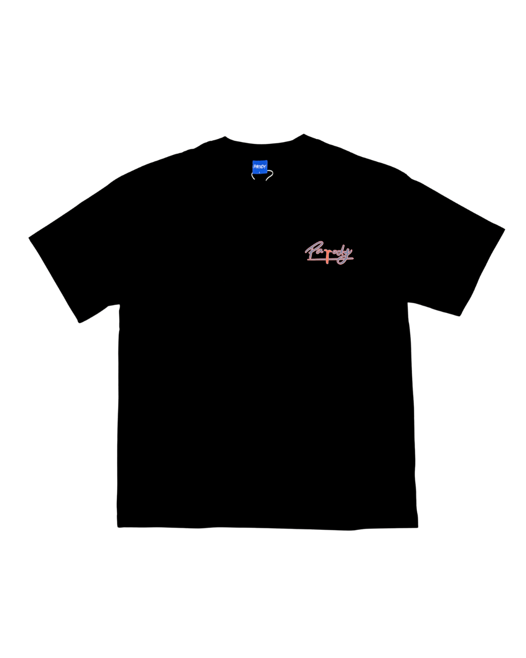 PARODY SMILEY FACE DESIGN 056 BLACK T SHIRT