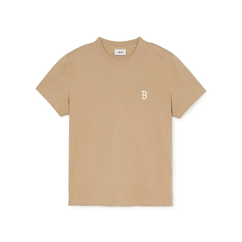 MLB BOSTON MONOGRAM PRINTED LOGO BROWN TEE