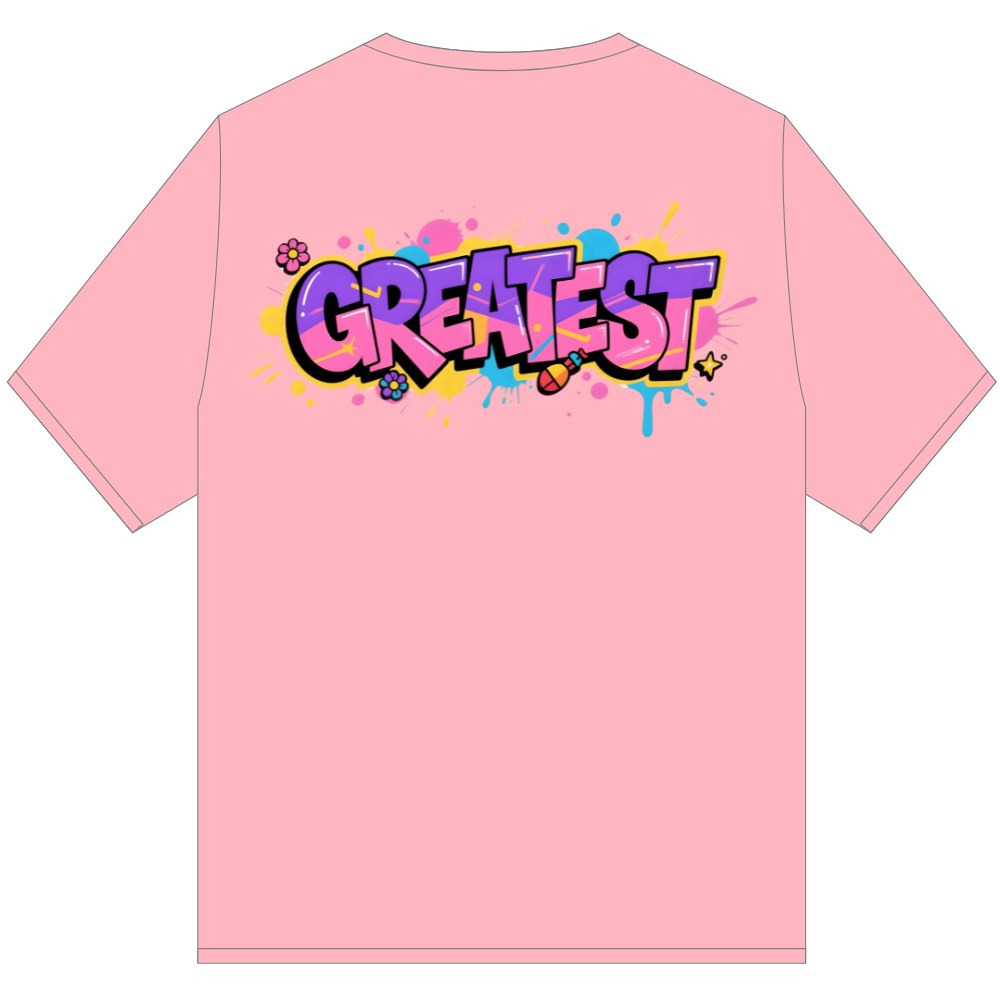 GOAT PLAYGROUND POP T SHIRT LIGHT PINK