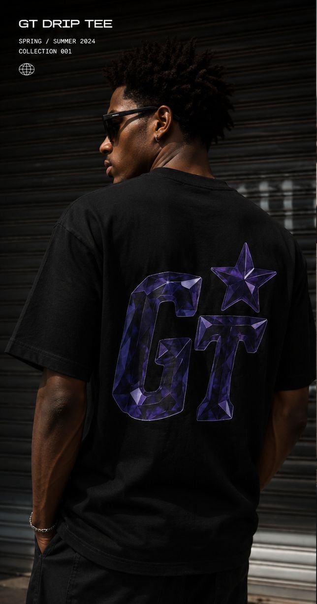 GOAT GT REBORN TEE PURPLE BLACK