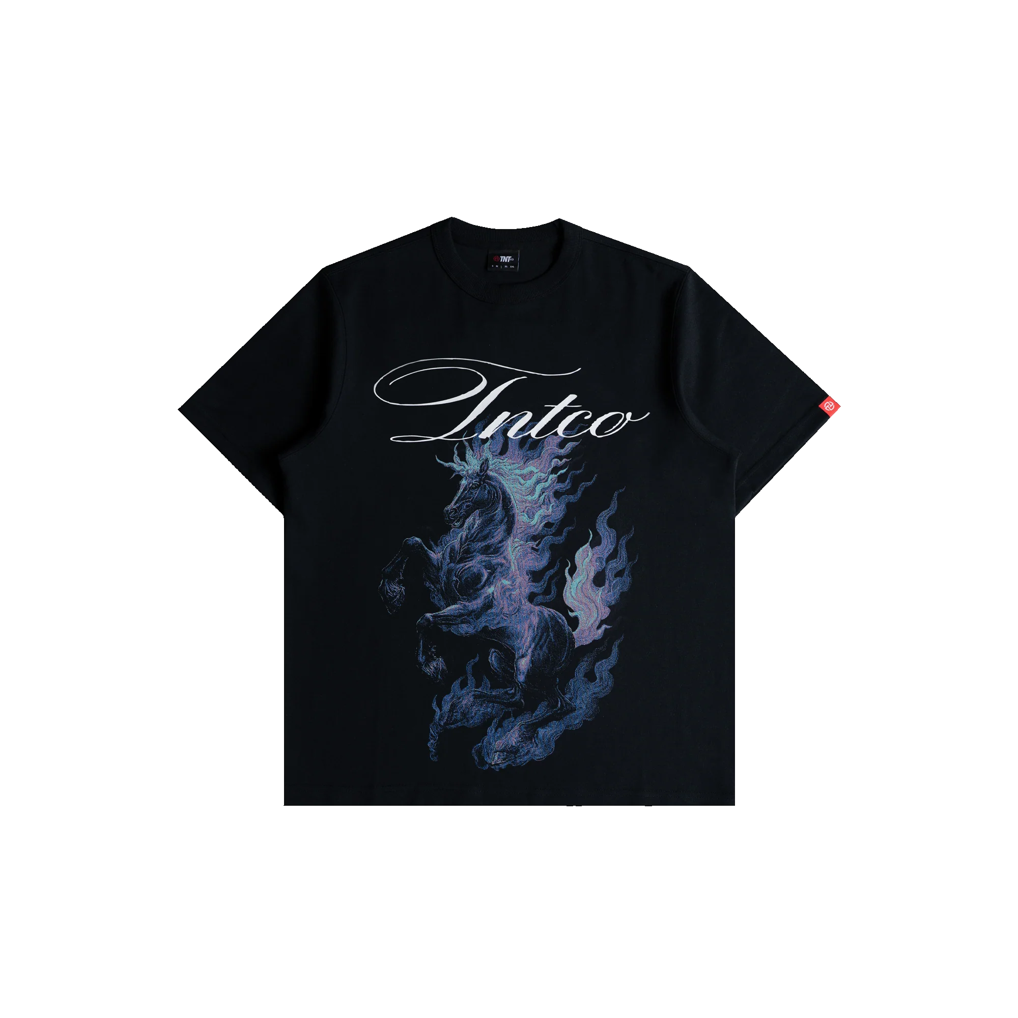 TNTCO ROARING HORSE TEE BLACK