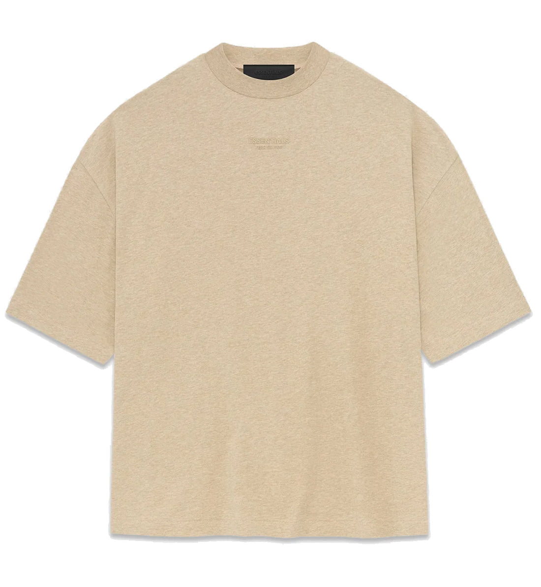 ESSENTIALS CREWNECK TEE - GOLD HEATHE
