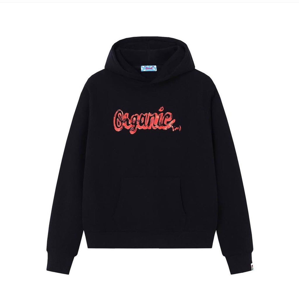 SWEED RED ORGANIC HOODIE BLACK
