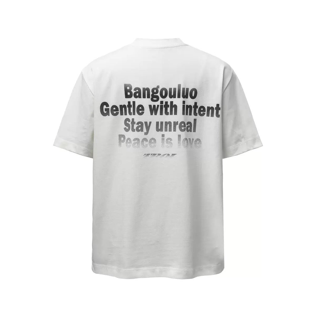 BANGOULUO WALKING MAN TEE WHITE
