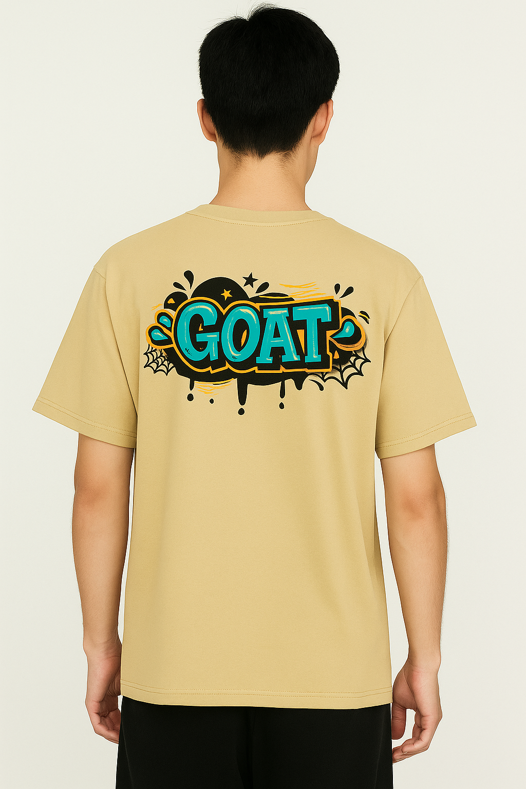 GOAT SPLASH STREET T SHIRT KHAKI