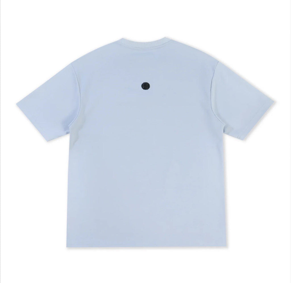 ESSENTIAL EMBROIDERY HUBCO TEE BLUE
