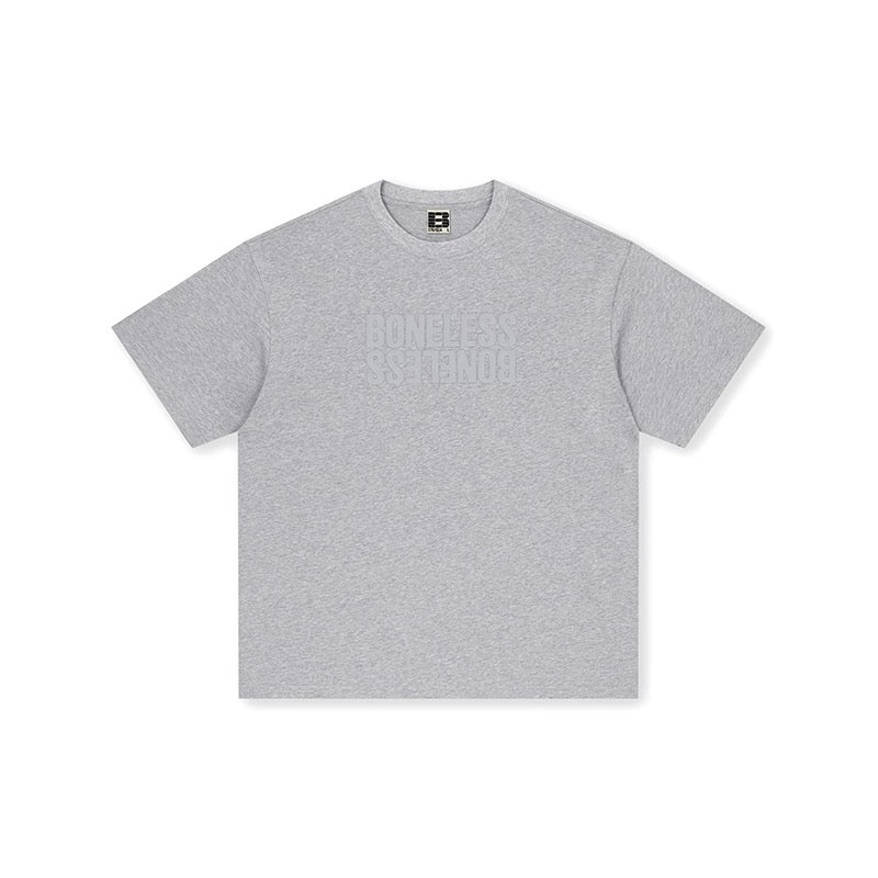 BONELESS HORIZONTAL 3D SILICON GREY TEE