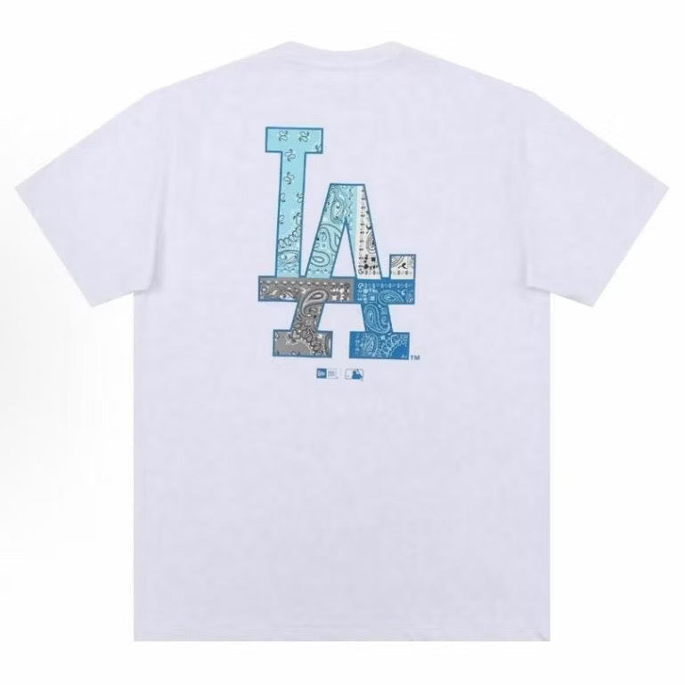 NEW ERA MLB PAISLEY WHITE T SHIRT