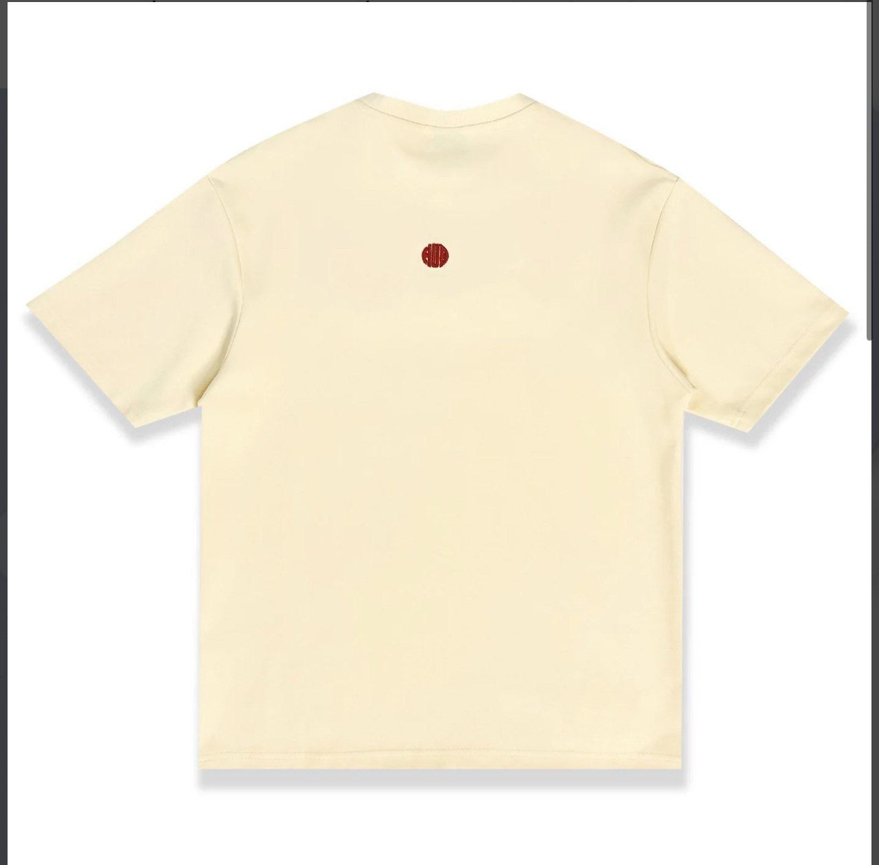 ESSENTIAL EMBROIDERY HUBCO TEE CREAM