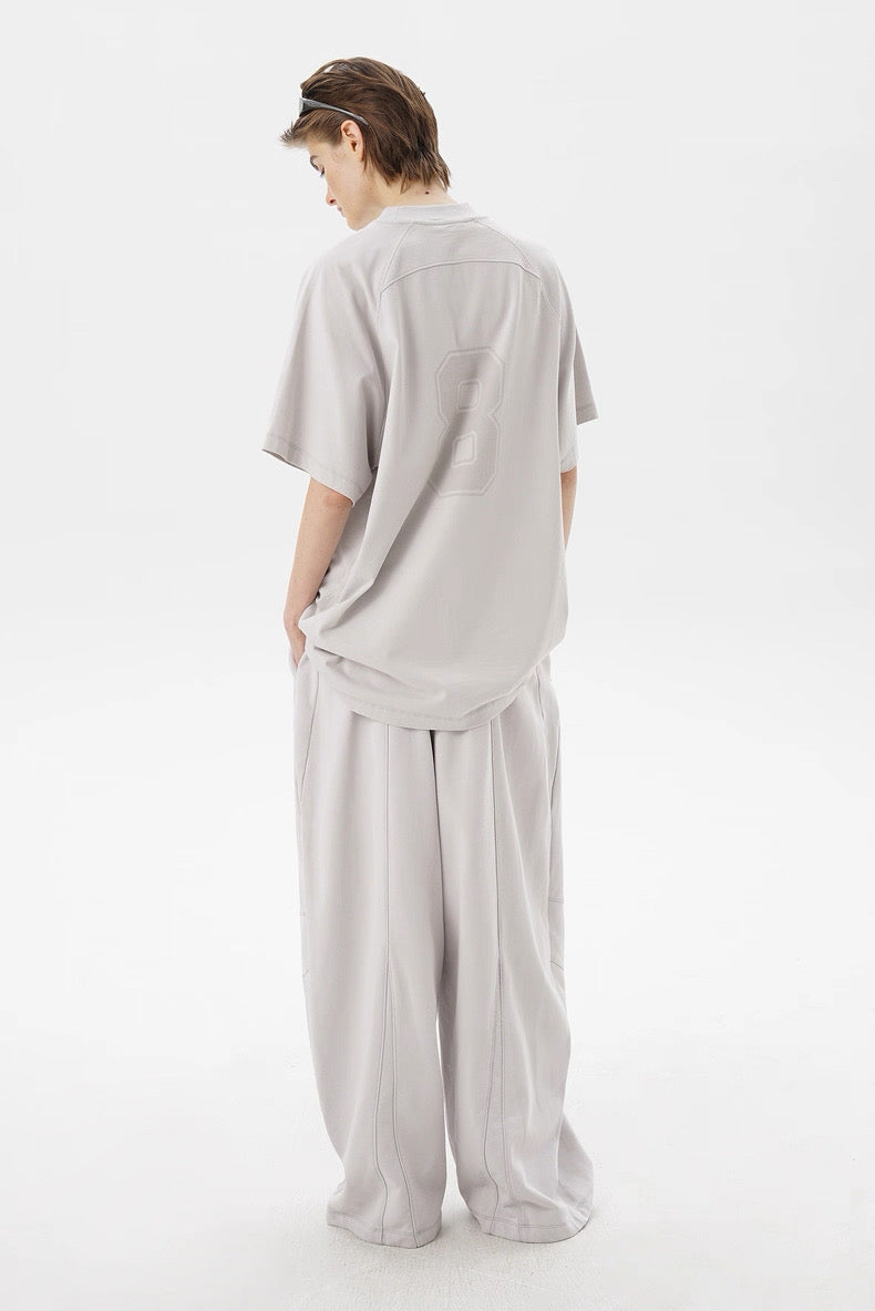 MASONPRINCE 8 BASEBALL WHITE TEE