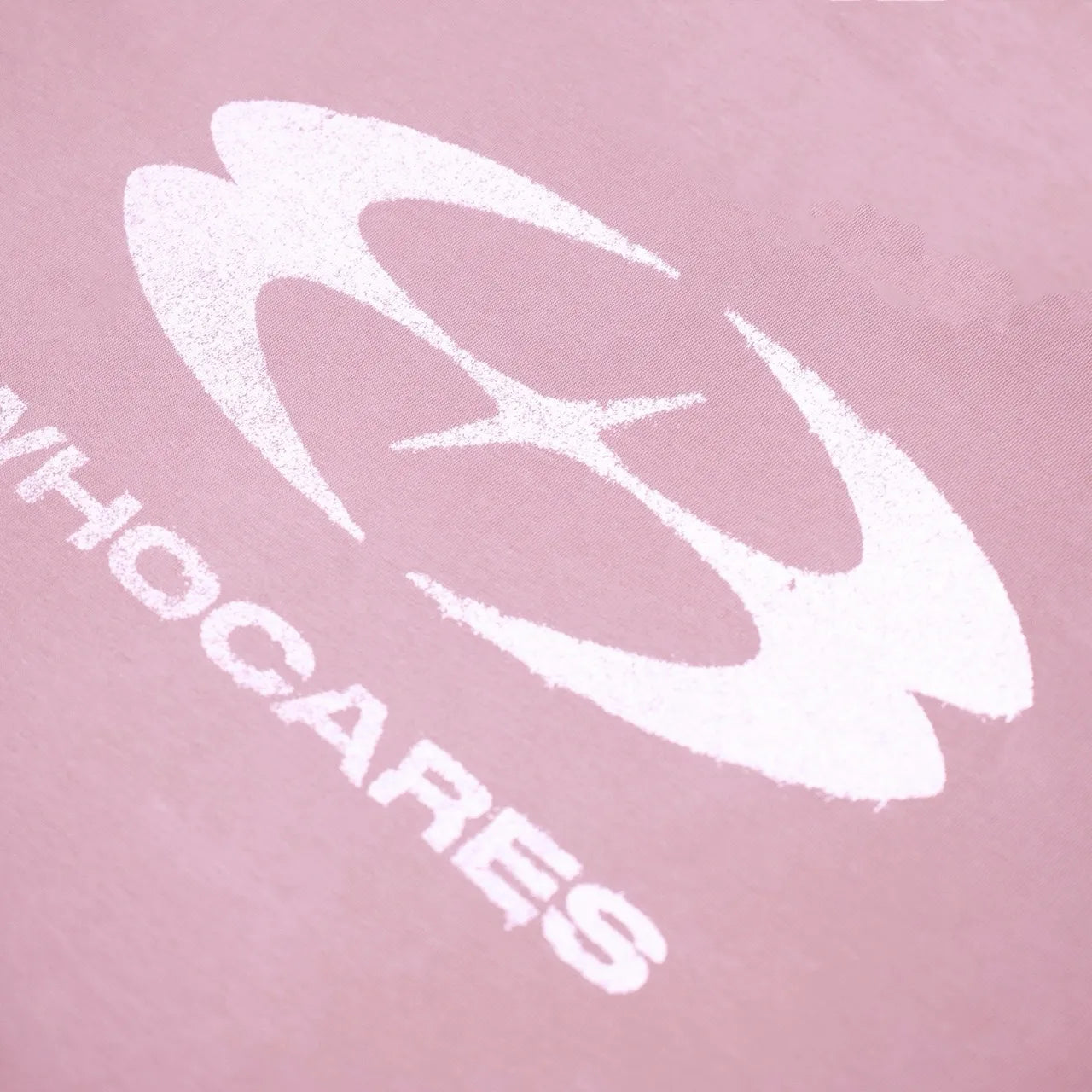 WHOCARES STATIC MOTION  TEE PINK