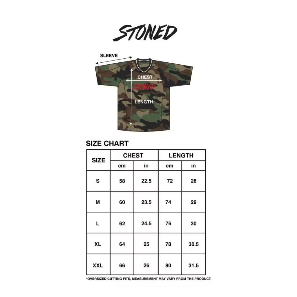 STONED BLESSED25: MILITARY JERSEY