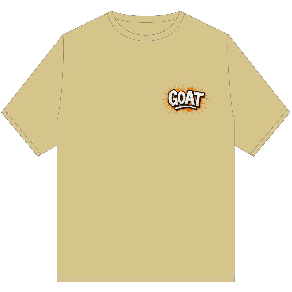GOAT IMPACT ZONE TEE SHIRT KHAKI