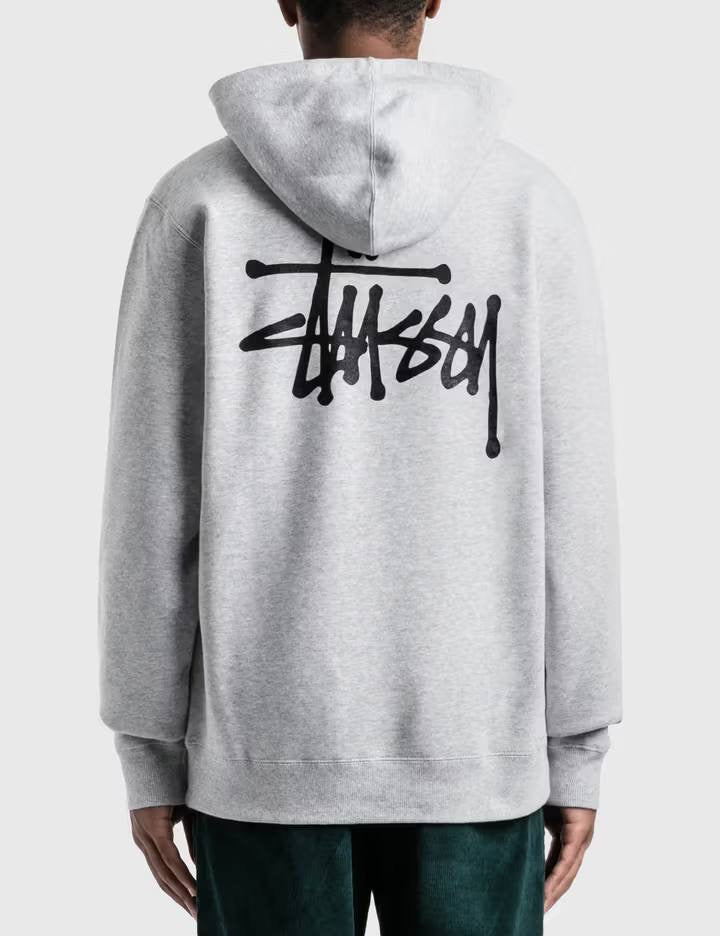 Stüssy Basic Stüssy Hoodie in grey