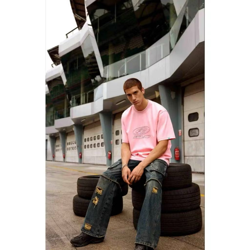 EGLAF EGCB FABRIC STITCH TEE PINK