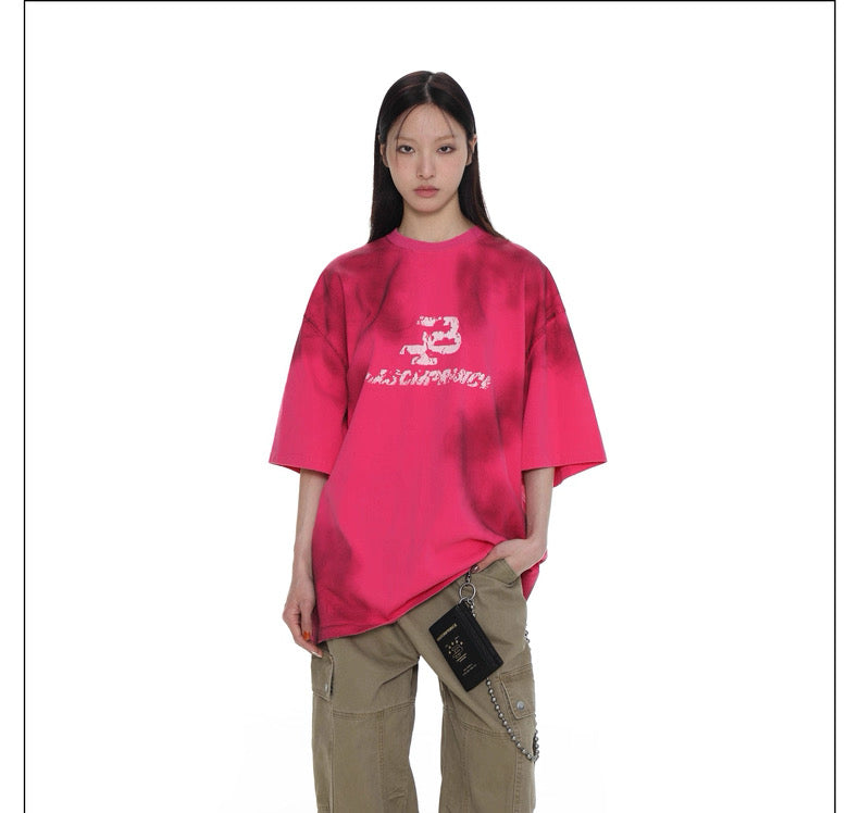 MASONPRINCE MESSED UP PINK TEE