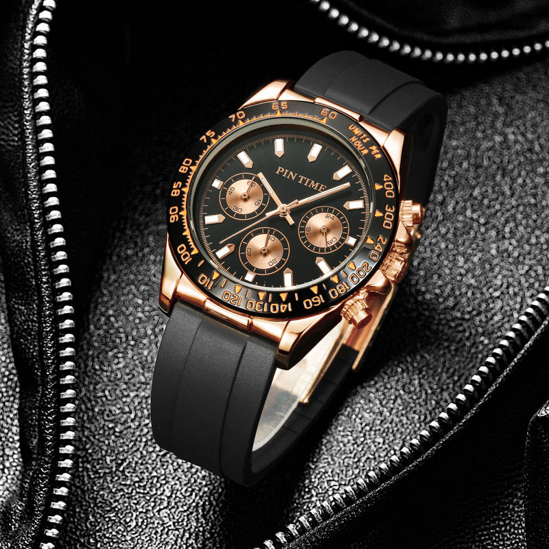 CIVILIZED PIN TIME VELOCITY ROSE GOLD WATCH (PRE-ORDER)