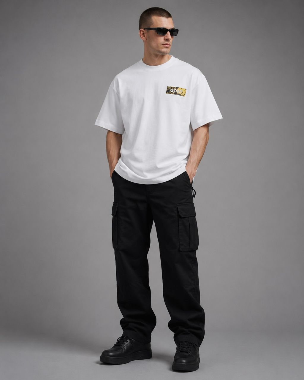 GOAT SNAKESKIN TEE WHITE