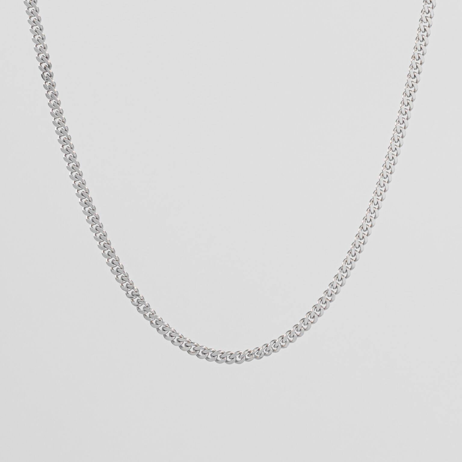 Cuban Chain (Silver) 4mm