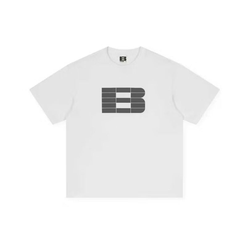BONELESS B FRONT LOGO BASIC TEE WHITE