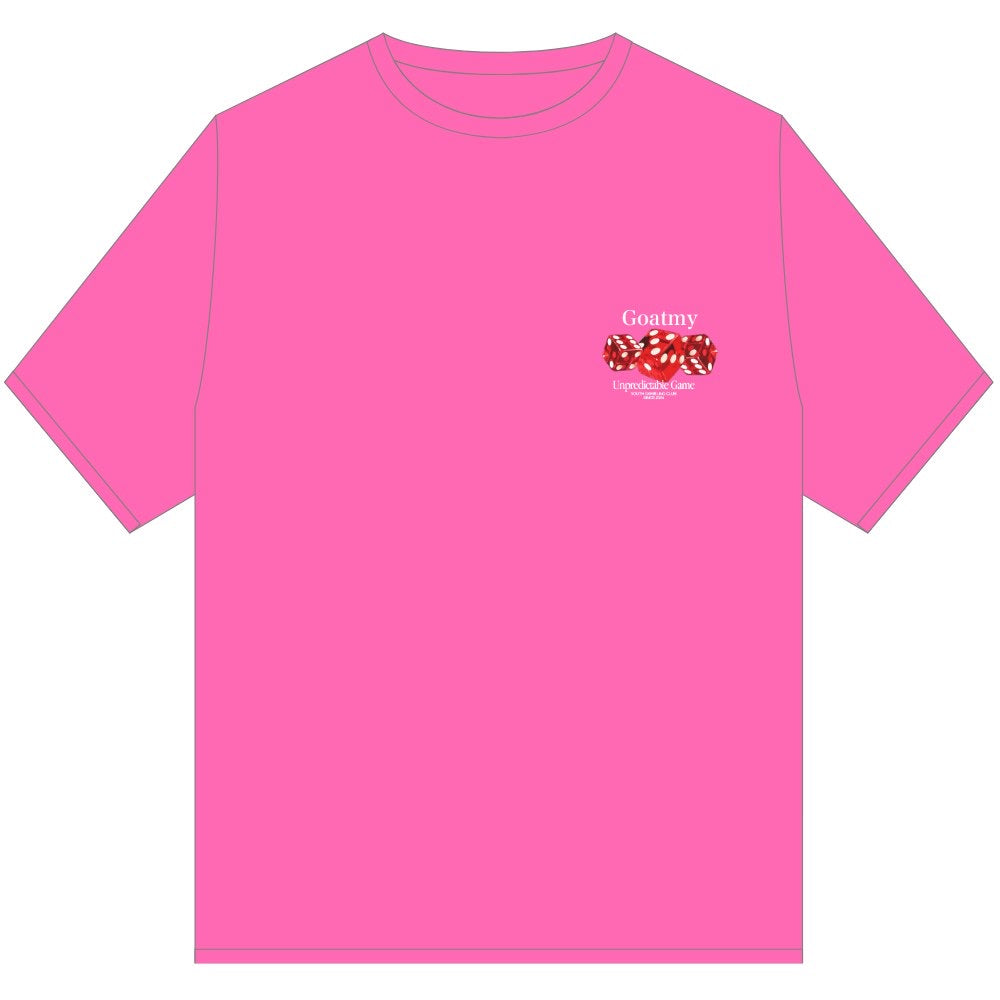 GOAT UNPREDICTABLE GAME T SHIRT PINK