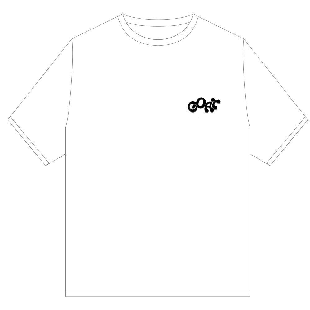 GOAT WHO IS YOUR GOAT TEE SHIRT WHITE