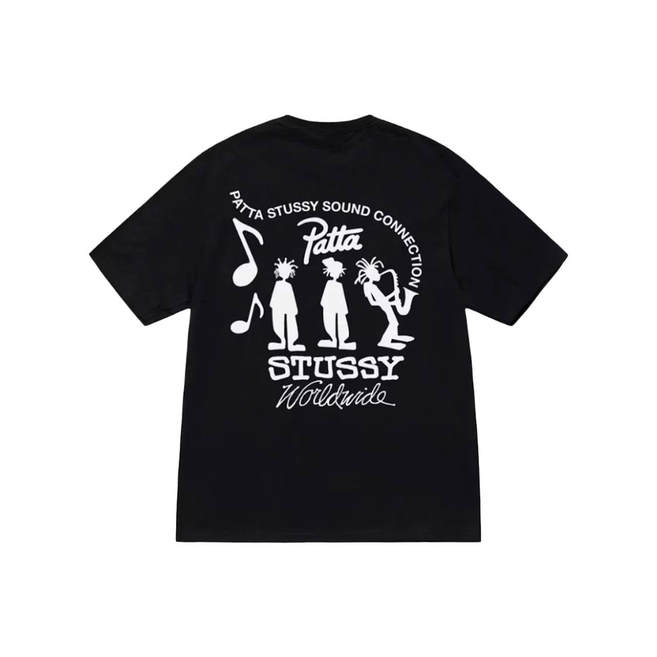 Stüssy x Patta Sound Connection Tee Black