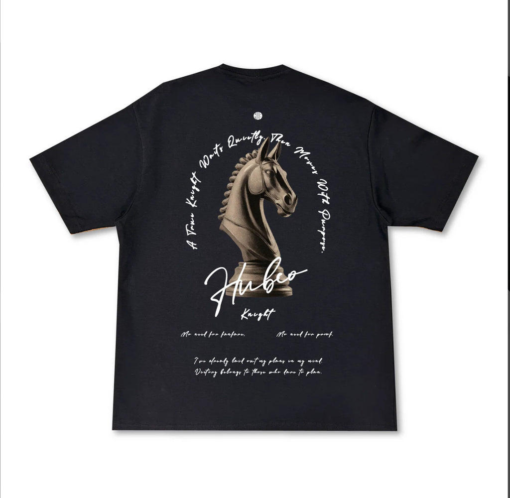 HUBCO KNIGHT MOVE TEE BLACK