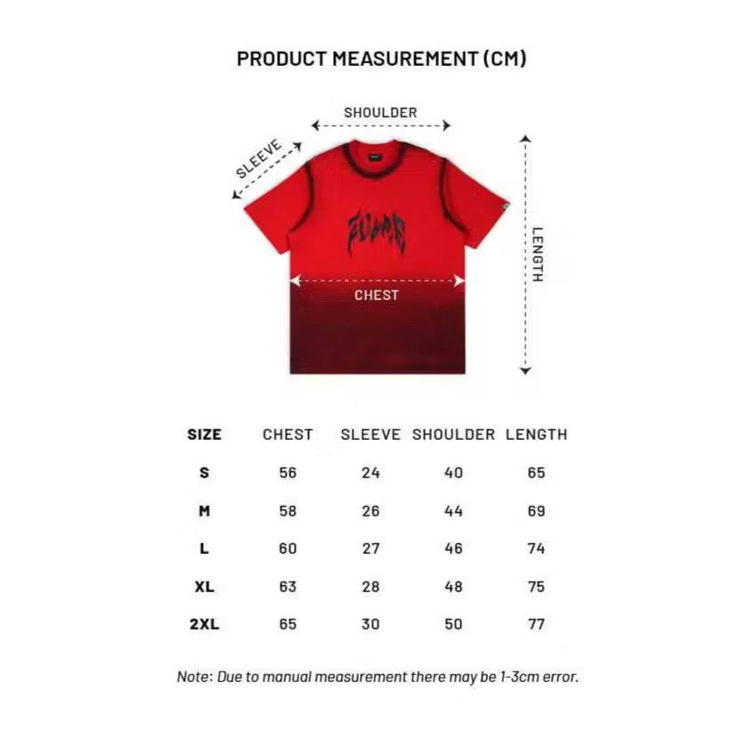 EGLAF FLAMES EGLAF LOGO TEE RED
