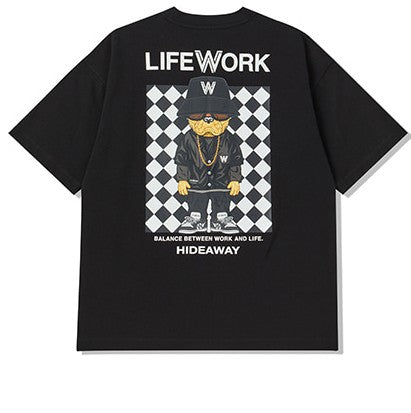 Lifework Checkerboard Black Tee