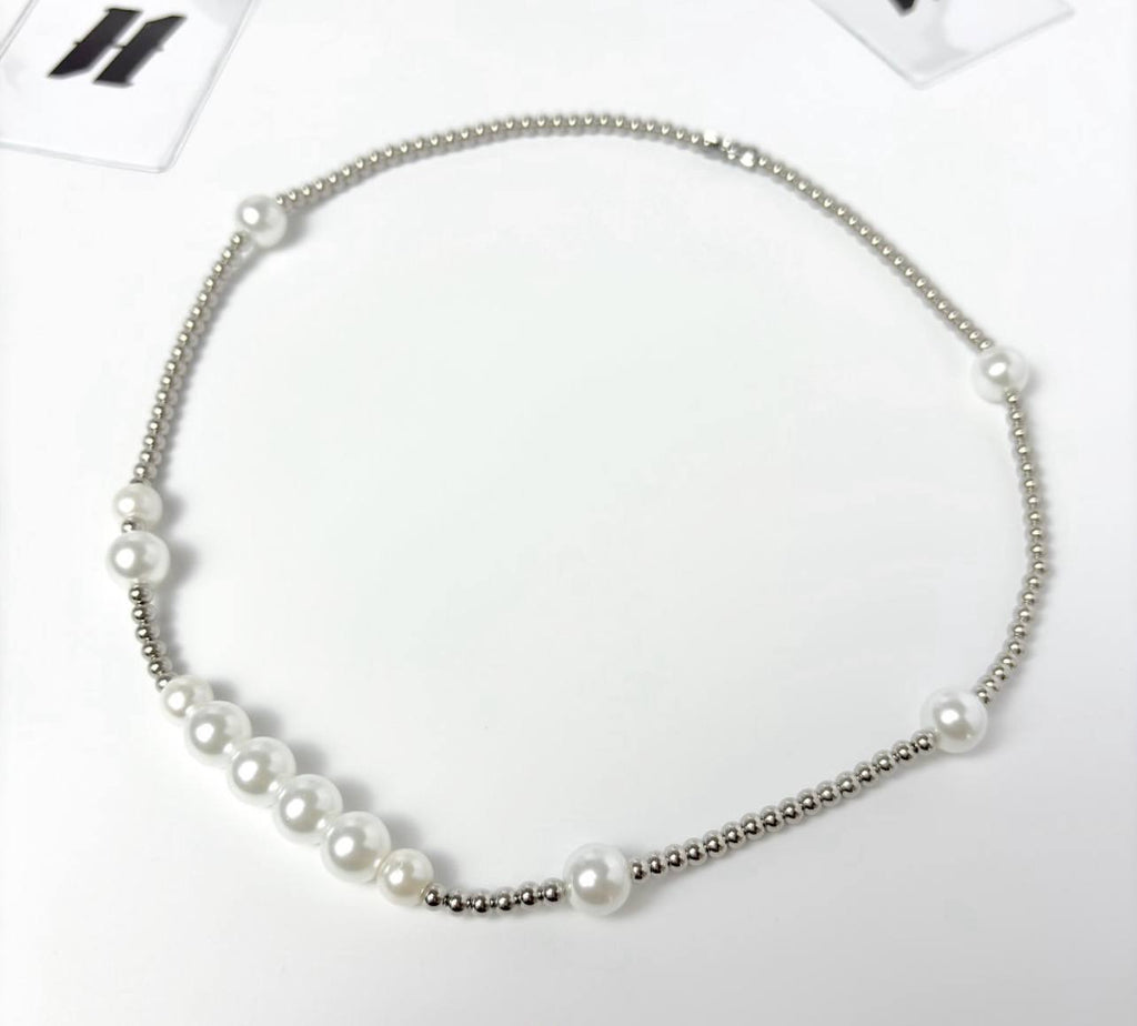 Pearl Beaded Necklace 50CM