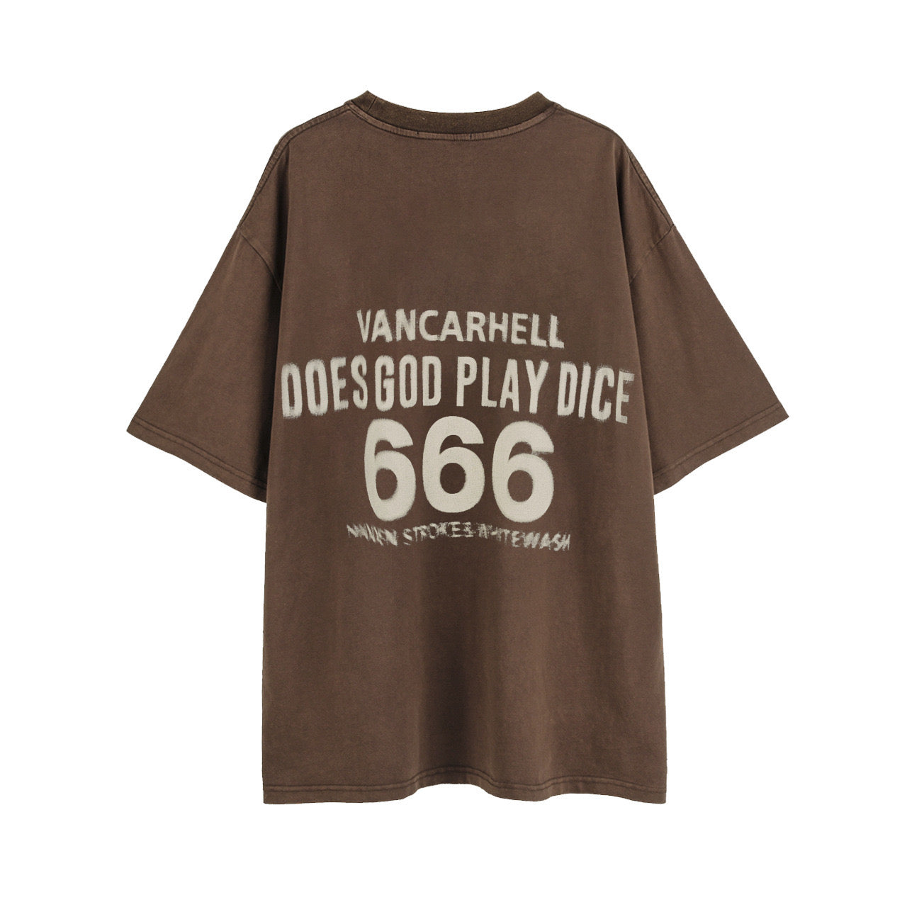 DICE 666 BROWN T SHIRT (PRE-ORDER)