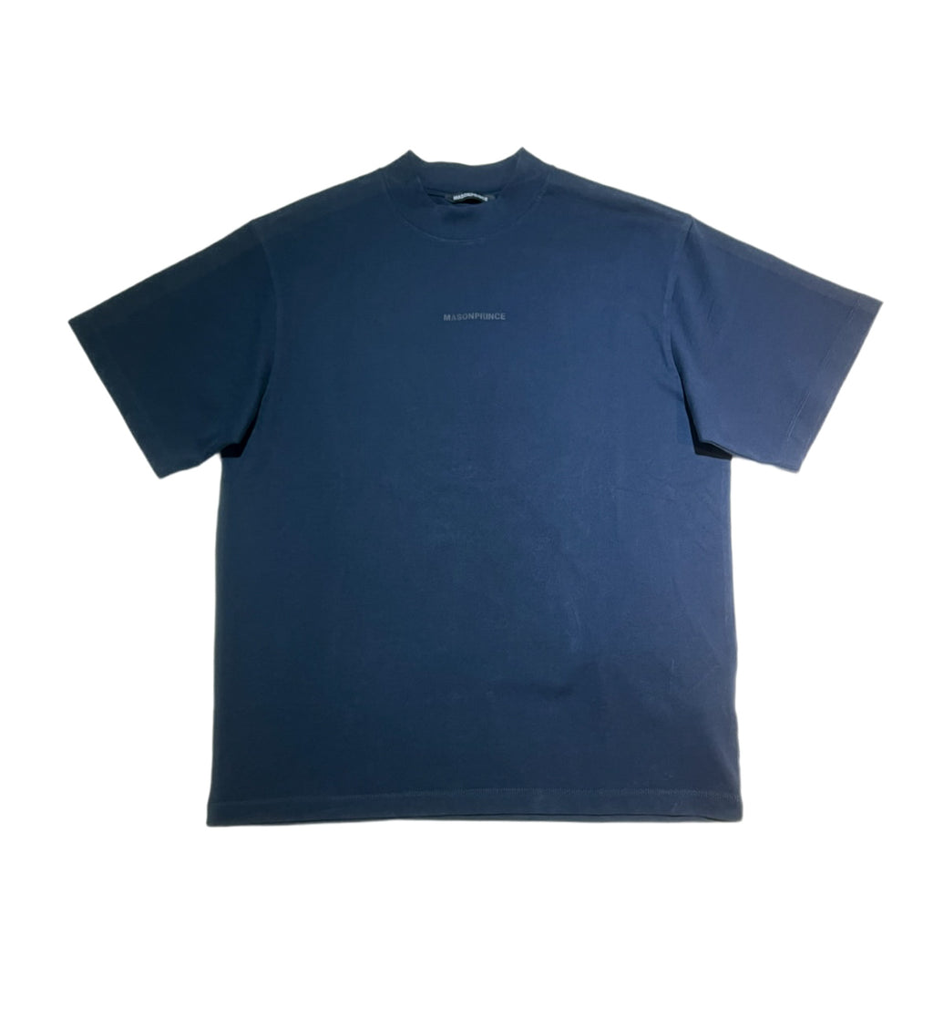 MASONPRINCE SPOKESMAN REFLECTIVE NAVY BLUE TEE