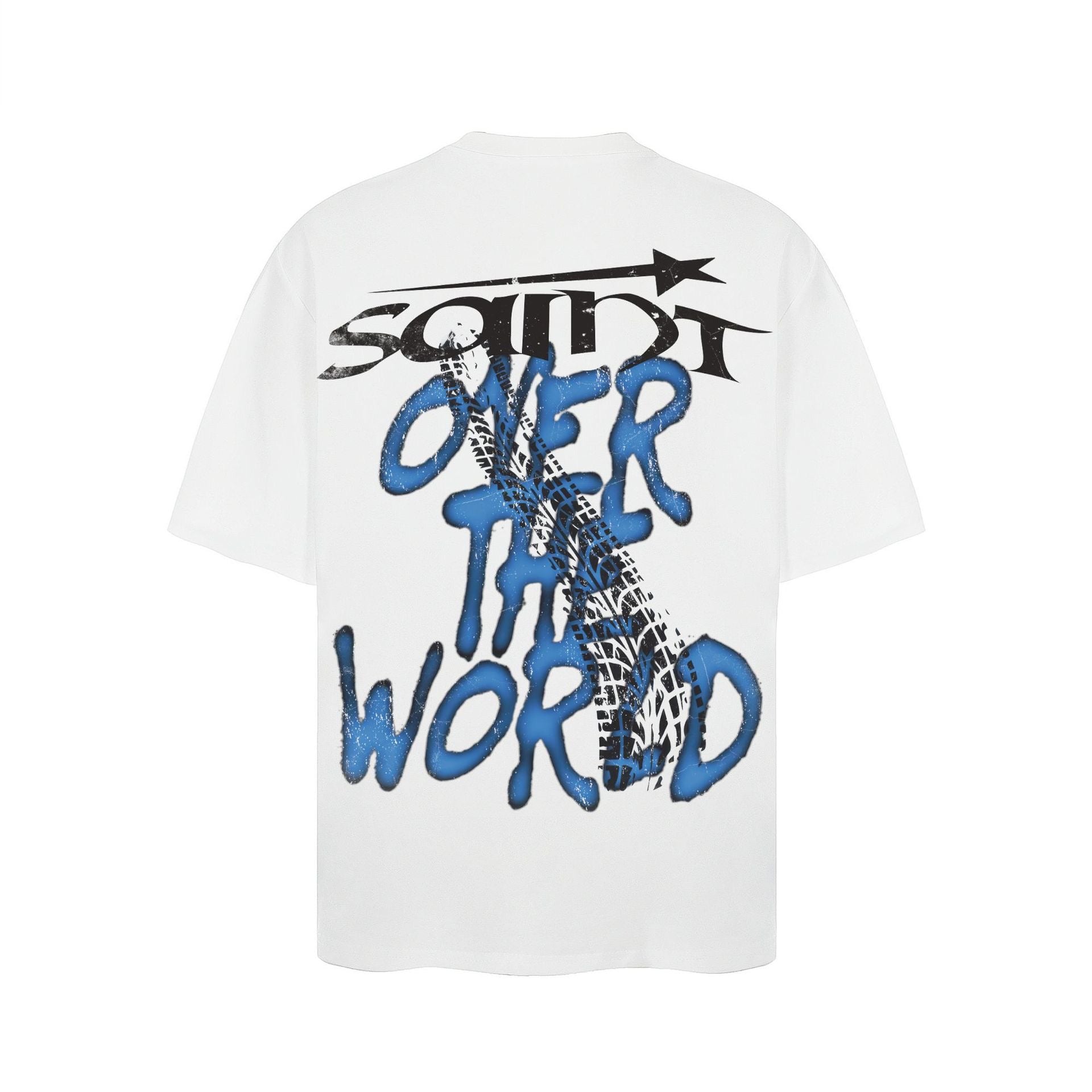 OVER THE WORLD WHITE T SHIRT (PRE-ORDER)
