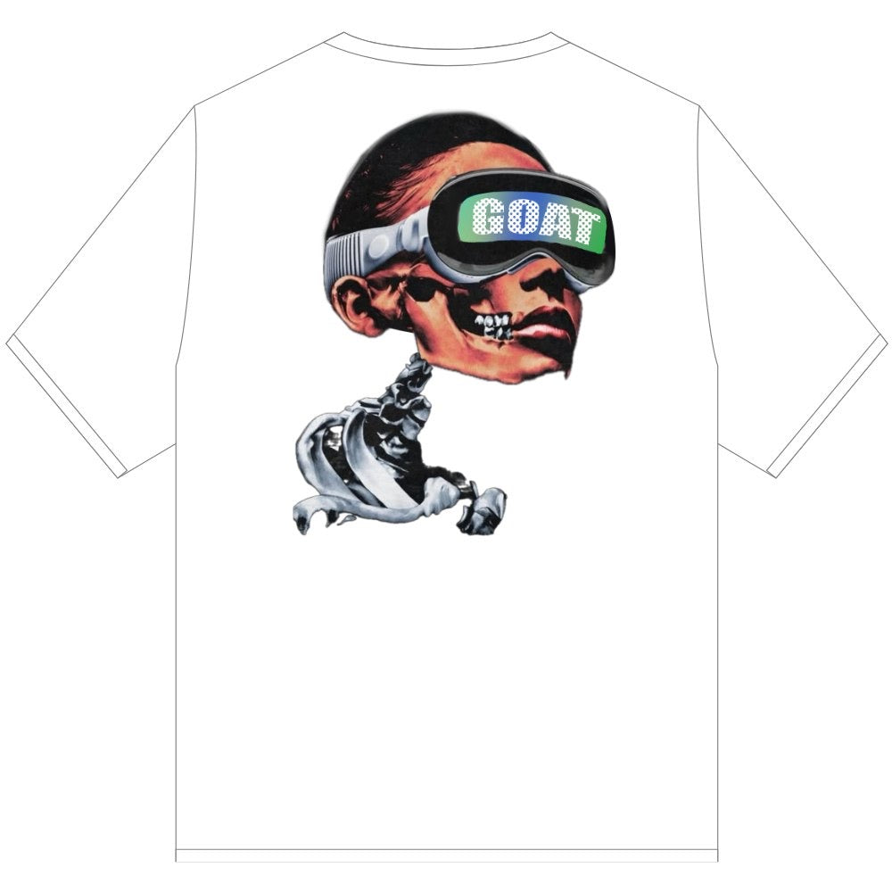 GOAT CYBER BONES TEE SHIRT WHITE