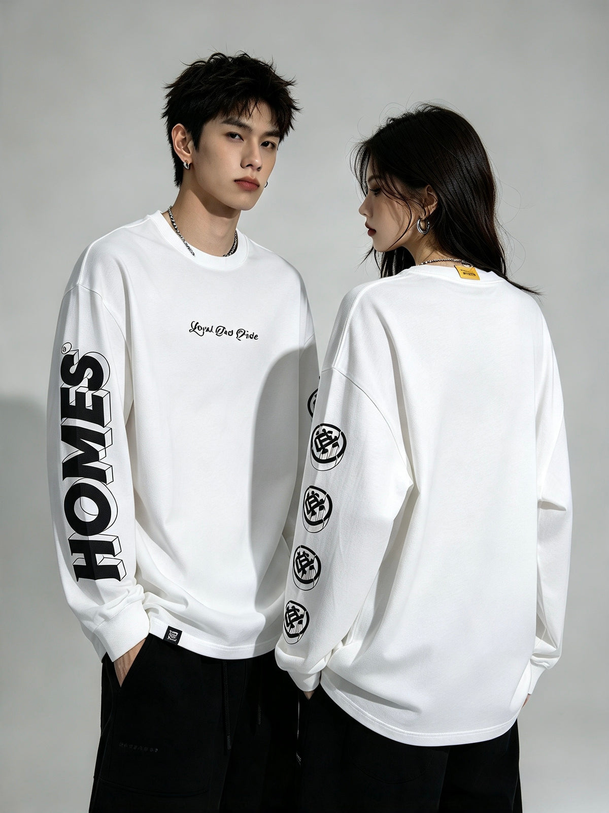 HOMIES 008 WHITE LONG SLEEVE