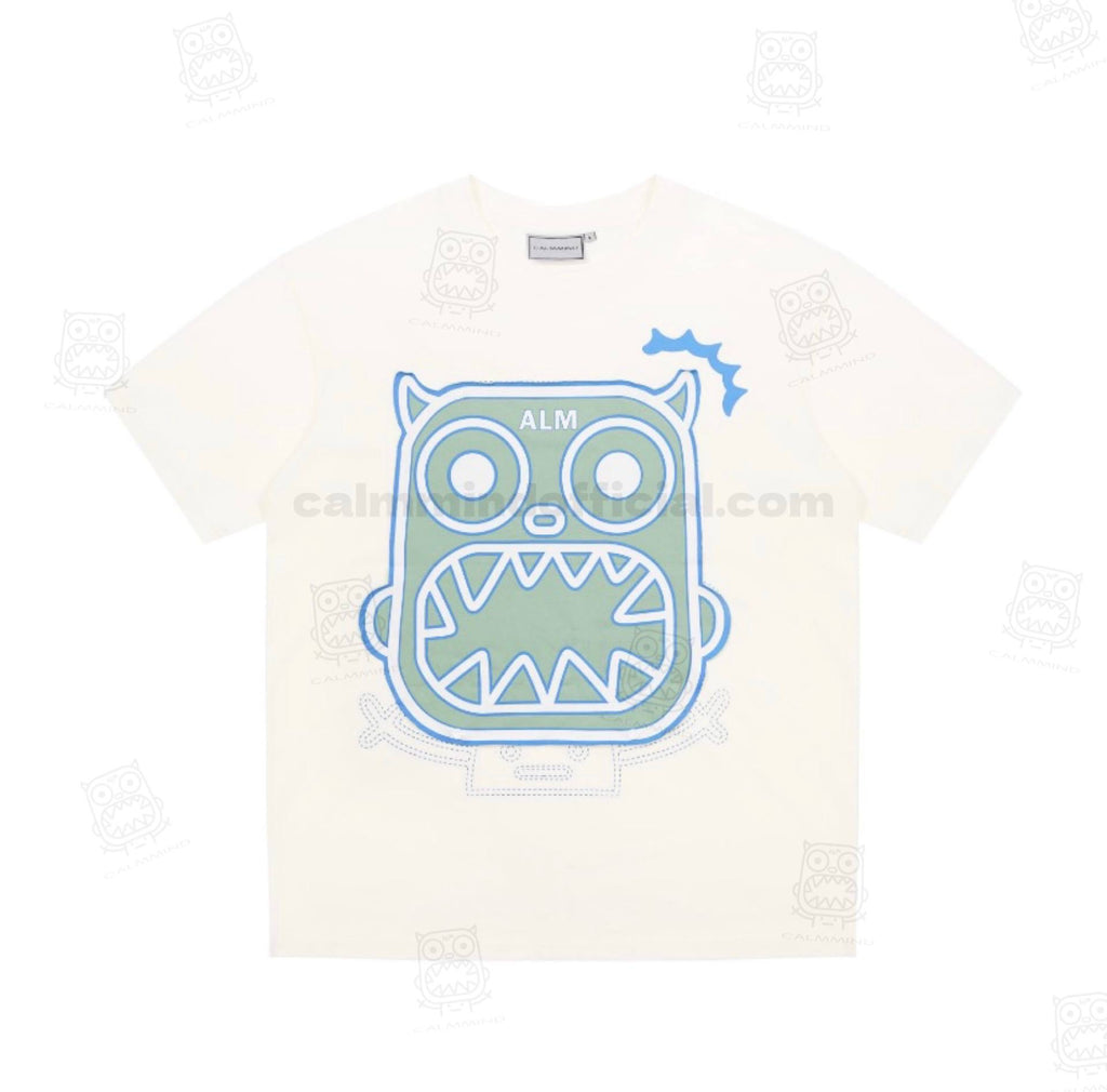 Calmmind Puzzle Monster T-shirt Cream