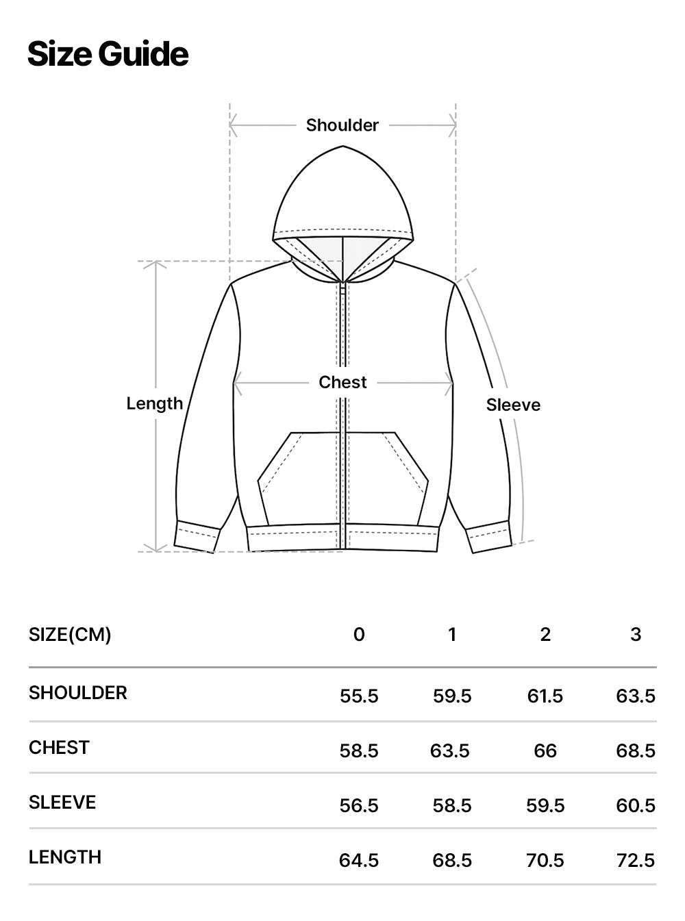 ADLV BEAR DONUT BABY FACE HOODIE ZIP UP BLACK