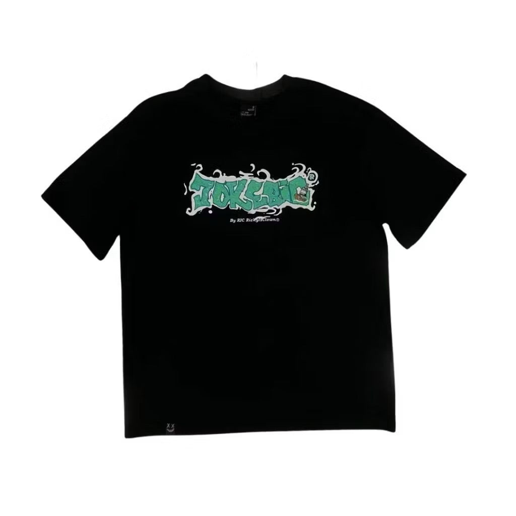 RICKYISCLOWN GREEN PIRATES BLACK TEE