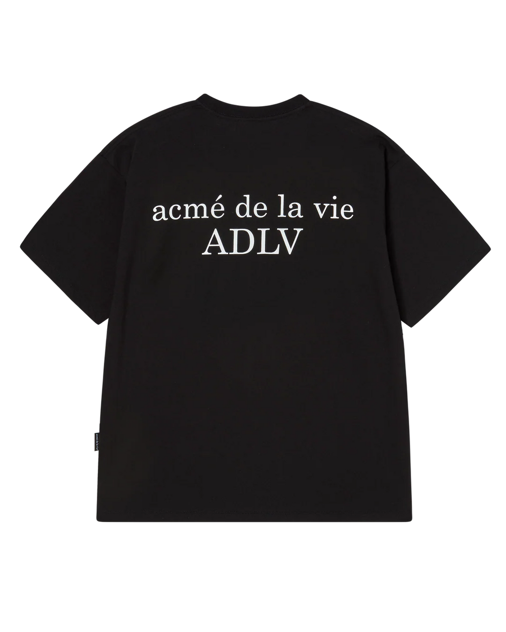 ADLV BEAR BABY FACE JEWELR BLACK TEE