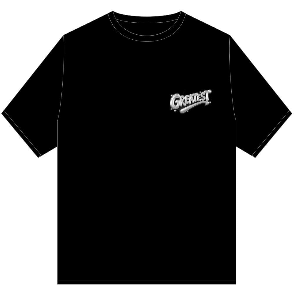 GOAT LIQUID METAL TEE SHIRT BLACK