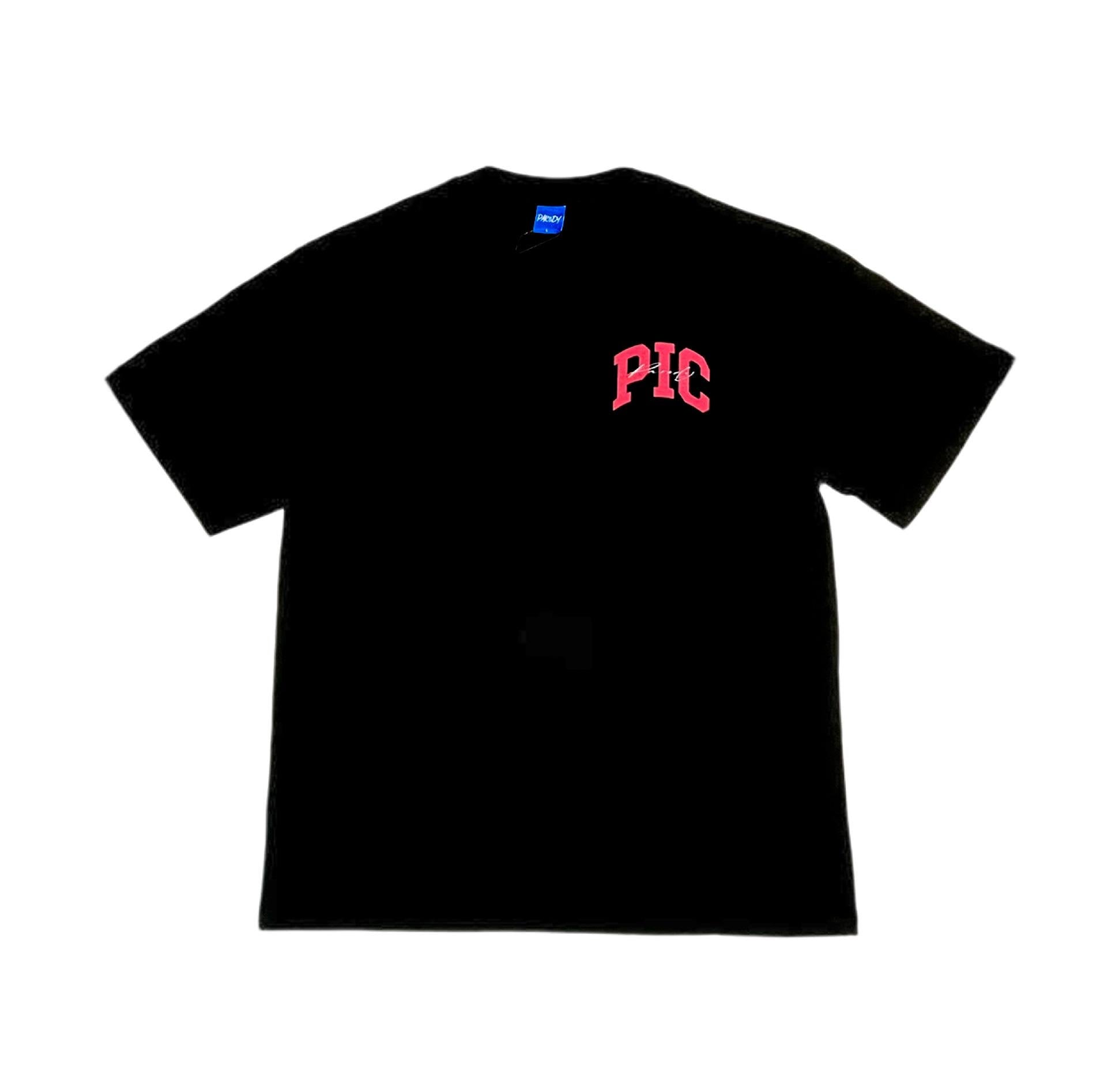 PARODY SMILEY FACE DESIGN 008 BLACK T SHIRT