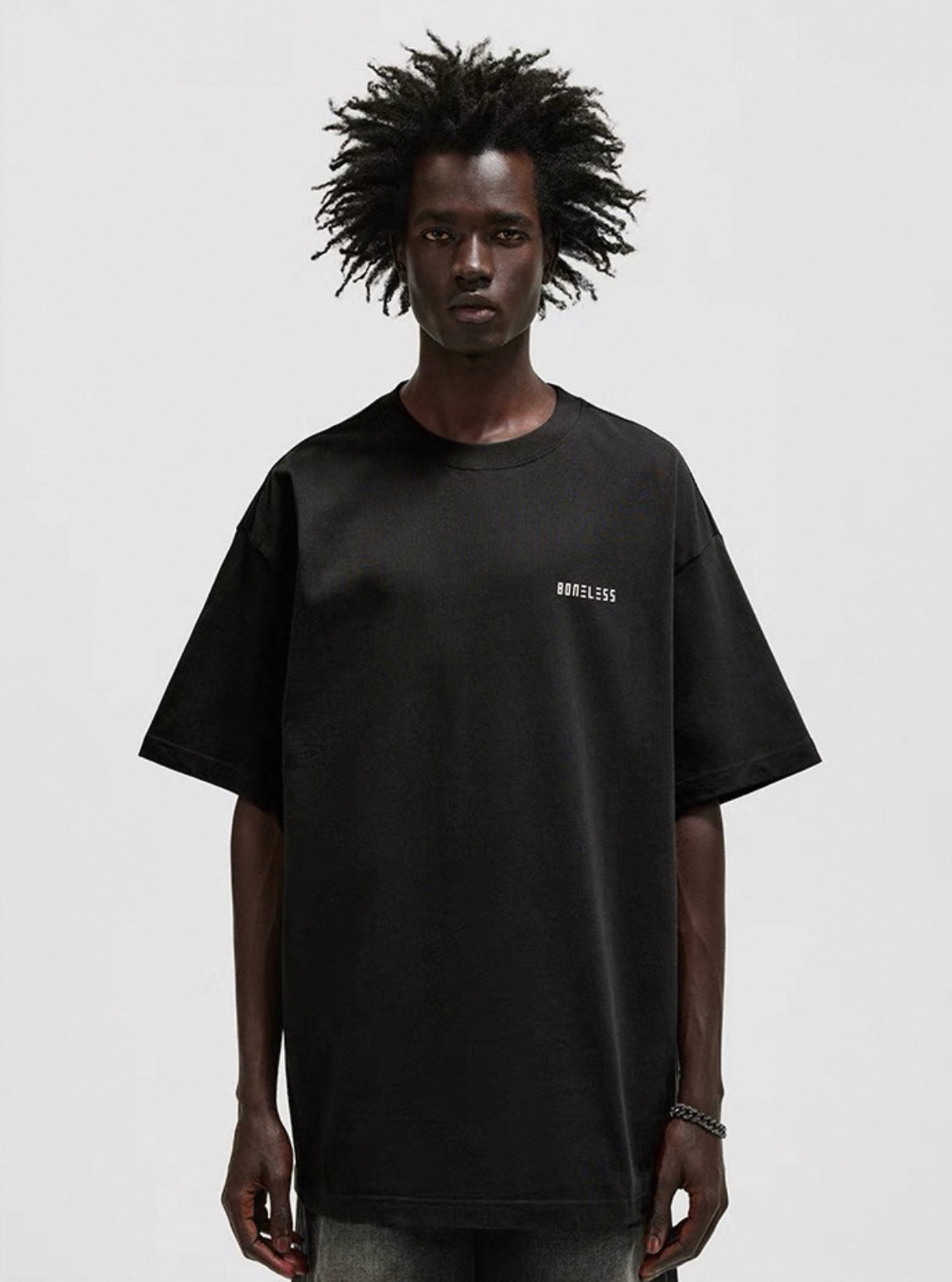 BONELESS GRAPHIC COORDINATE TEE BLACK
